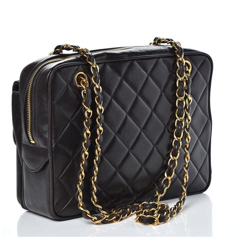 bling chanel black purse|chanel lambskin bag.